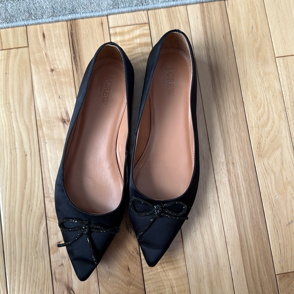 J.Crew bow flats